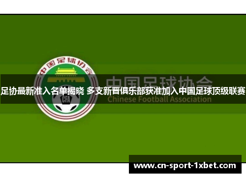 足协最新准入名单揭晓 多支新晋俱乐部获准加入中国足球顶级联赛